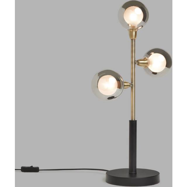 John Lewis Huxley 3 Globe Complete Table Lamp, Black