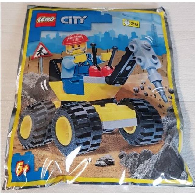 LEGO City Workman and Auger Foil Pack Set 952202