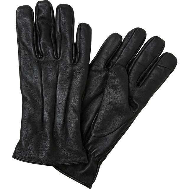 Jack & Jones Leather Gloves Black S-M Men