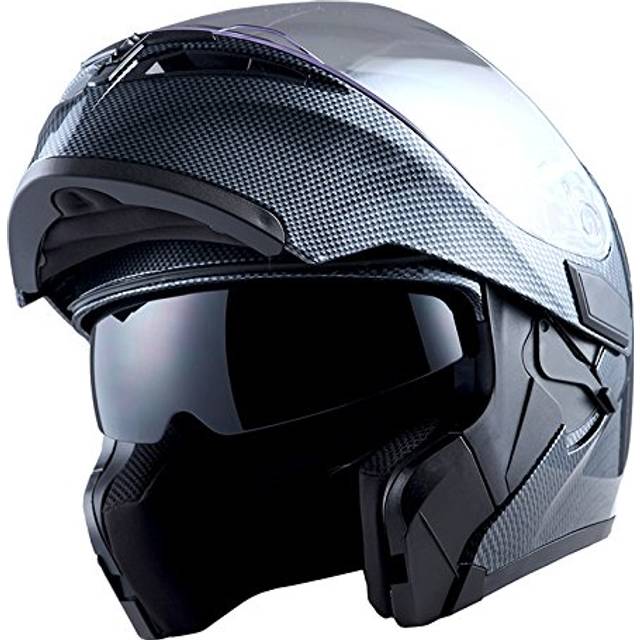 1Storm Motorcycle Modular Full Face Helmet Flip up Dual Visor Sun Shie