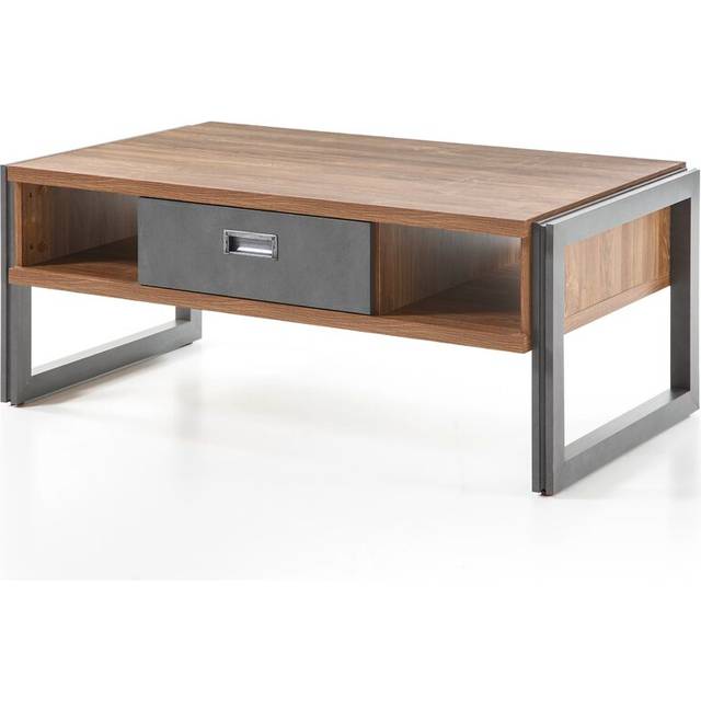 San Joaquin Coffee Table with Storage - Brown (45cm H X 67cm W X 113cm D)