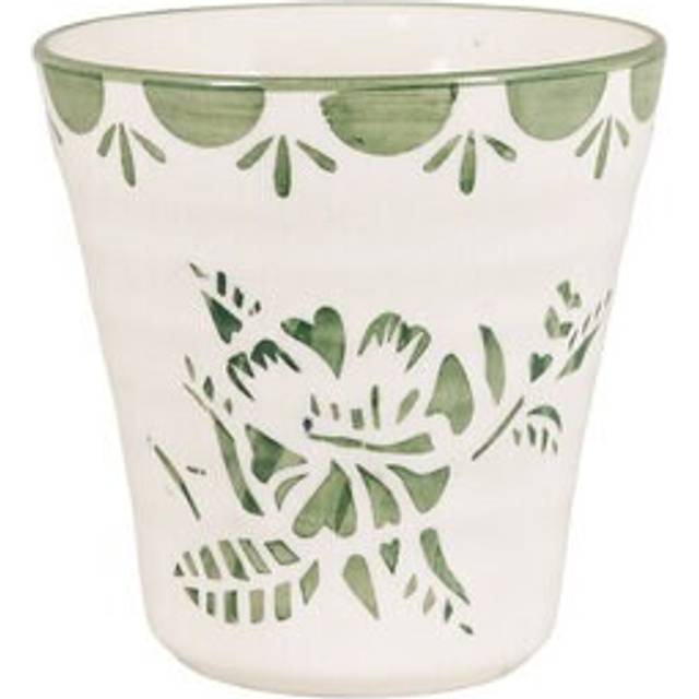 Lattemugg Marion Blomma Grön