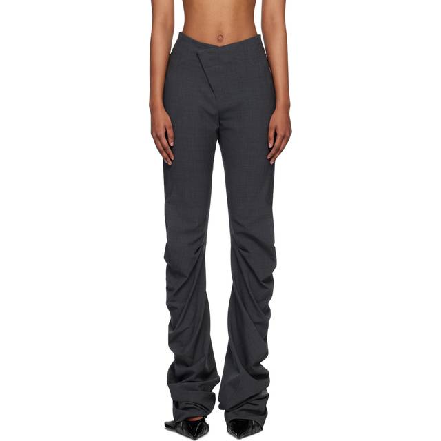 Ottolinger Gray Drape Trousers - Anthracite Anthra - IT 34