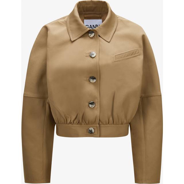 GANNI Tan Short Jacket - 177 Tiger's Eye - DK 40