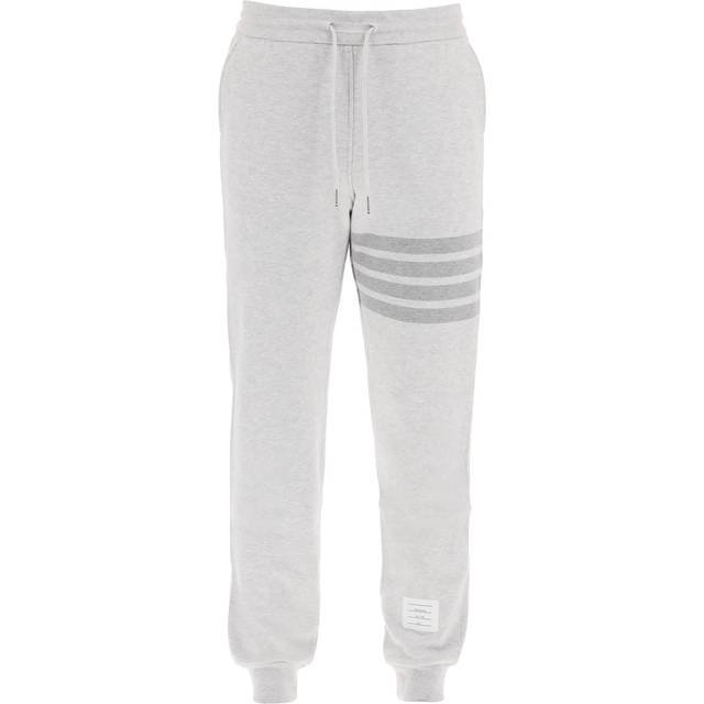 Thom Browne Women's Melange Cotton Joggers in Grey | Size 1 | MJQ008P06910 Color 065 (1)