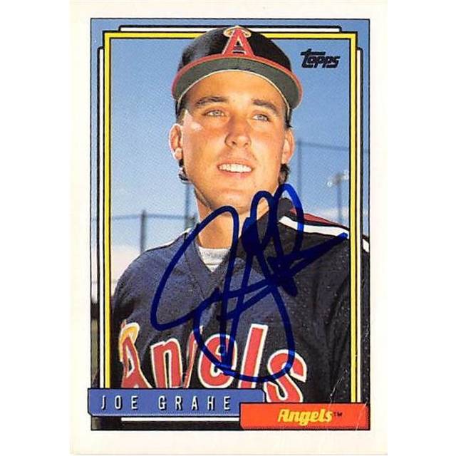 Autograph Warehouse 365840 Joe Grahe Autographed Baseball Card - 1992 Topps-496