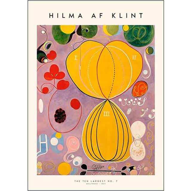 Poster & Frame - Hilma af Klint, The Ten Largest No. 07 - Affisch - The Ten Largest No. 07 - 70x100
