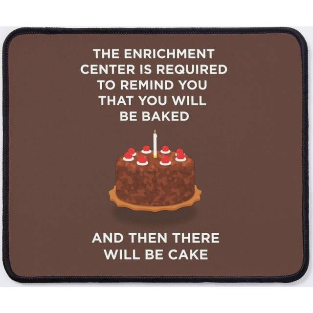 Mouse Pad Portal Cake 11.8 x 9.8 inch Computer Mat Gaming Office Mousepad