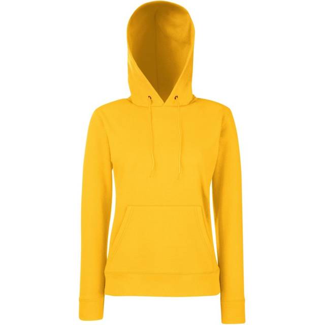 Fruit Of The Loom 62038 Lady-Fit Classic Hooded Sweat Size: M, COLOUR: Sunflower