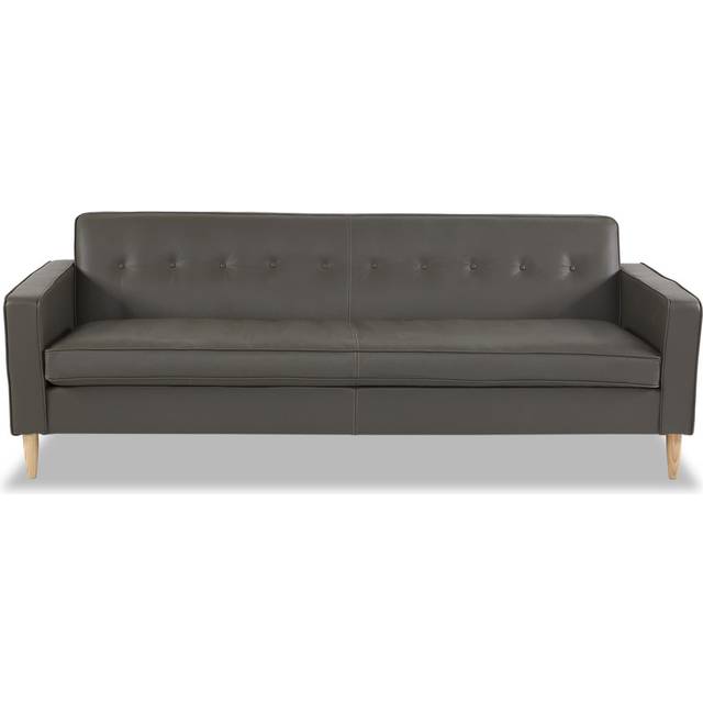 Eleanor Sofa, Grey Premium Leather