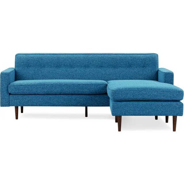 Eleanor 85" Fabric Sofa Bi-Sectional, Bliss Twill