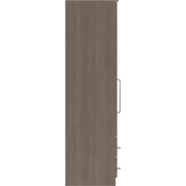Parker Triple Wardrobe, Mirrored - Parker Dark Grey