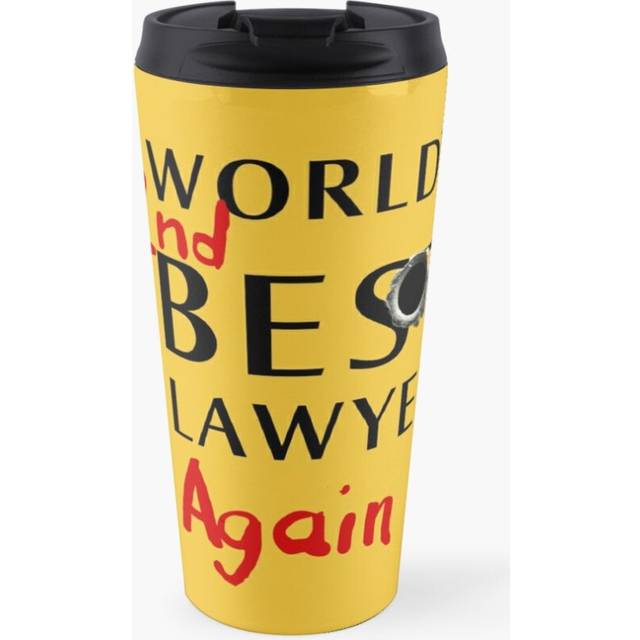 Insulated Travel Coffee Mug 2nd Best Lawyer Stainless Steel Cup Tumbler 17oz