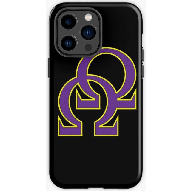 Phone Case Que Double Omega Purple Gold Psi Phi for iPhone Samsung 14 13 12 11 Plus Pro Max Galaxy S23 S22 Ultra Note 20 10