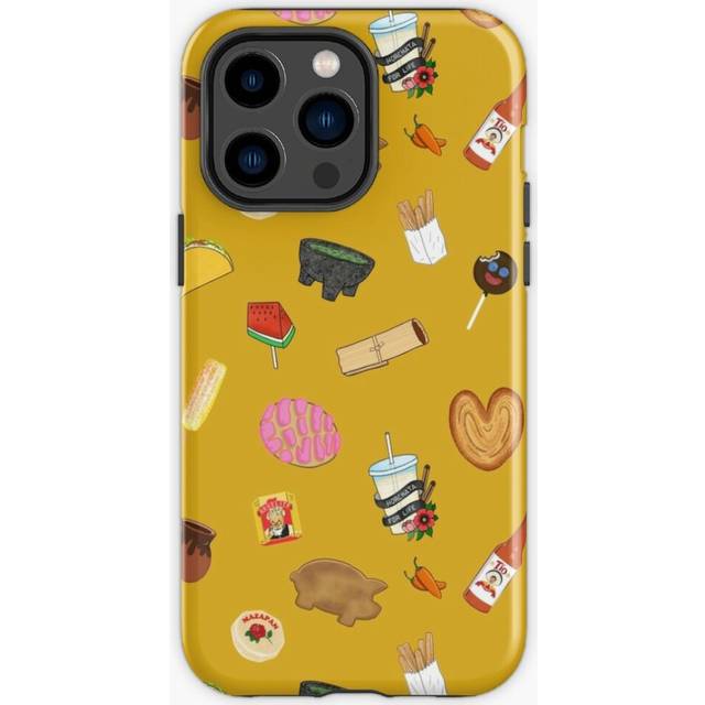 Phone Case Antojitos - Yellow for iPhone Samsung 14 13 12 11 Plus Pro Max Galaxy S23 S22 Ultra Note 20 10
