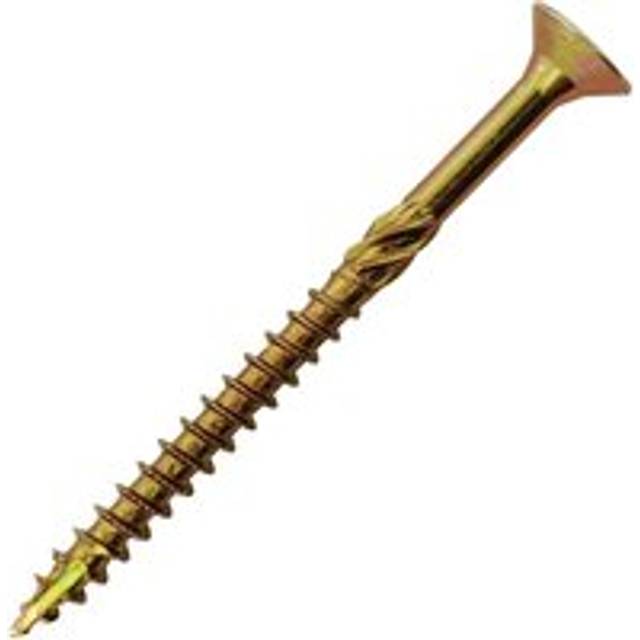 Spectre Advanced Multi-Purpose Wood Screw Box 6.0 x 200mm (100 Pack) in Gold