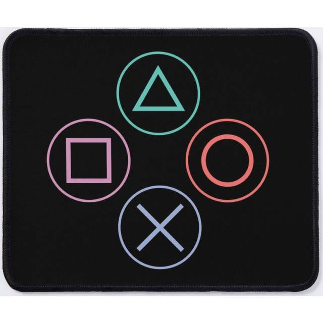 Mouse Pad Playstion-Style Retro Face Buttons 11.8 x 9.8 inch Computer Mat Gaming Office Mousepad