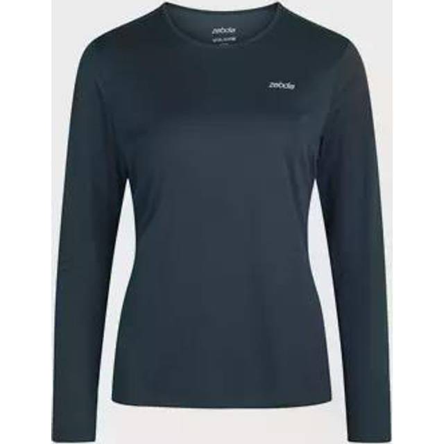 ZEBDIA Women Longsleeved Sports Tee |Marinblå |S