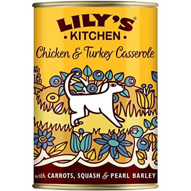 Lily's Kitchen Natural Adult Wet Dog Food Tin Chicken & Turkey 6 x 400g