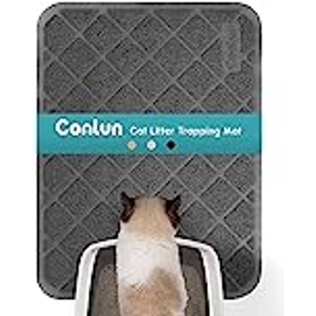 conlun cat Litter Mat Litter Trapping Mat  24 x 17 Premium Durable PVc