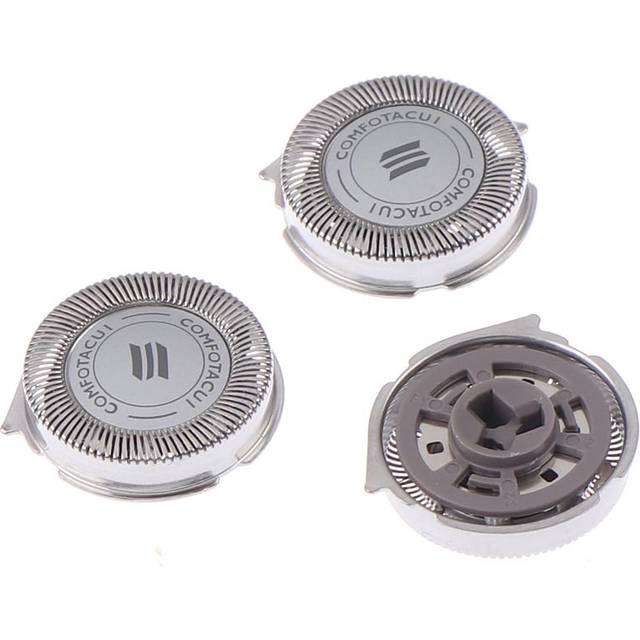 3 Pack Replacement Shaver Heads for Philips SH30/5 Electric Shaver Head Rotary Blades for Men Dual Layer Razor Accessories for s510 s511 s512 s520 s53