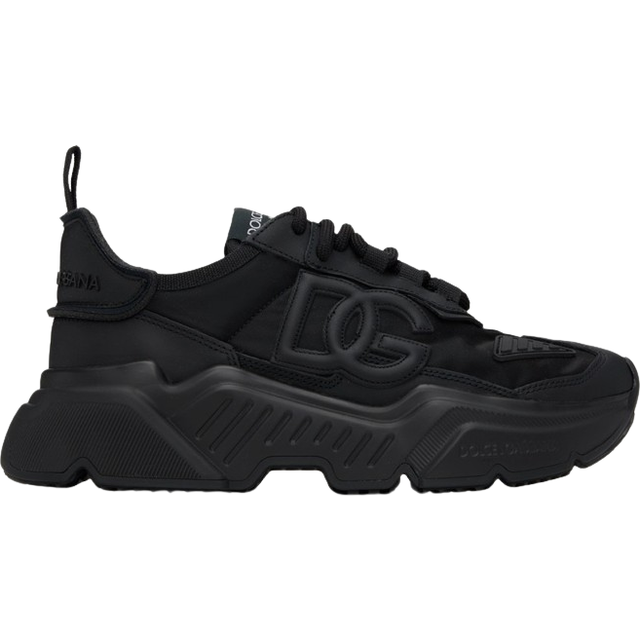 Dolce & Gabbana Mixed-materials Daymaster Sneakers - Woman Sneakers Black Fabric 35.5