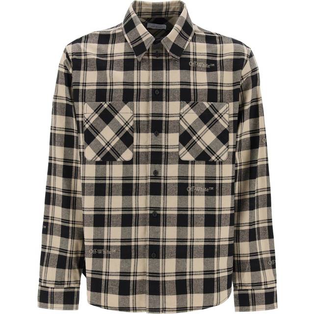 Checkered Flannel Shirt With Front Pockets size M (M)