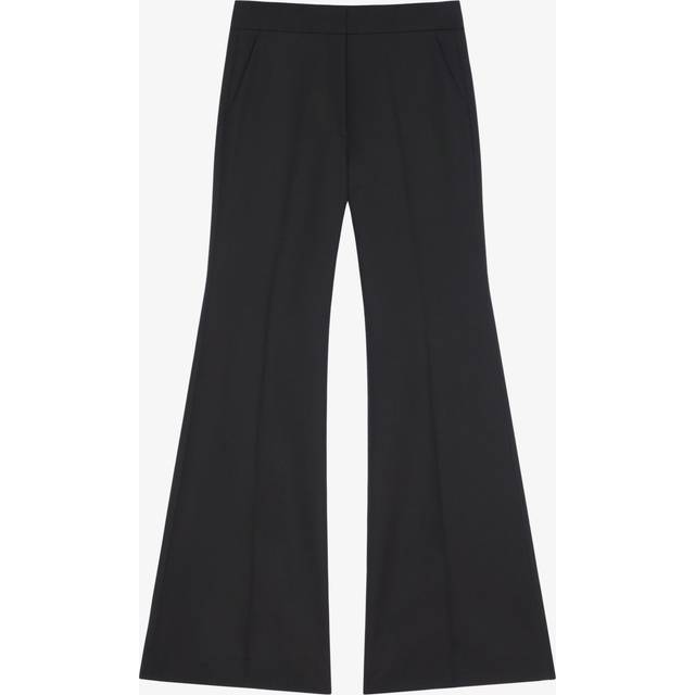 Givenchy, Byxor, Dam, S, Vida ben med plissering fram - black (S)