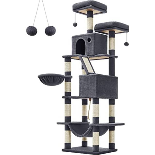 Tall Cat Tree Activity Centre with 13 Scratching Posts