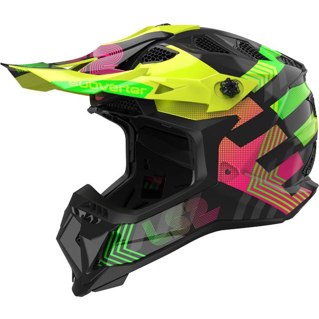 LS2 MX700 Subverter Crosshjälm Kromatisk