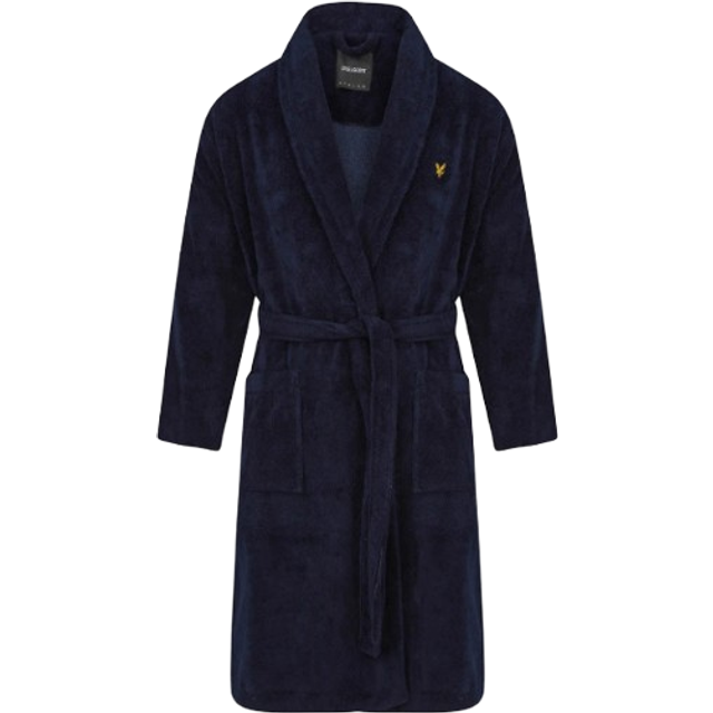 Lucas Bath Robe Peacoat - Navy