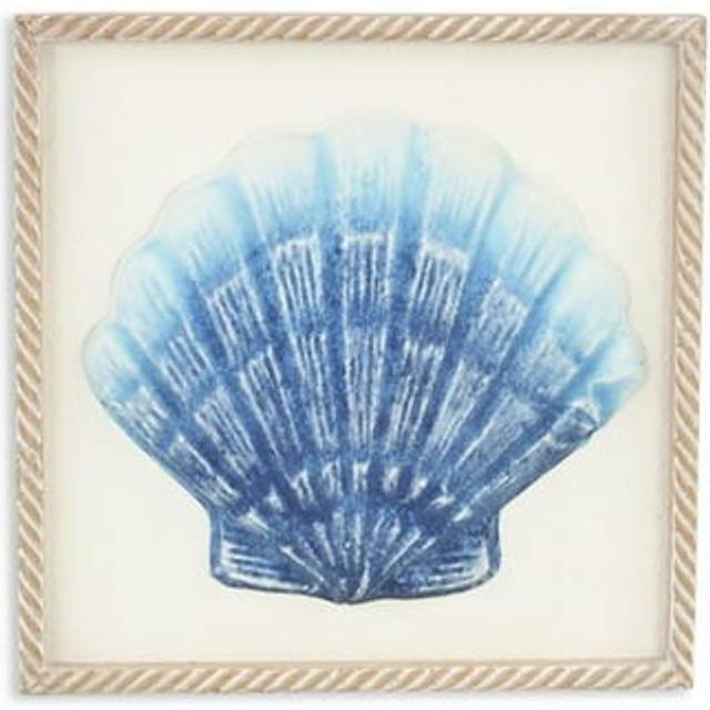 Coralia Sea Shell Metal Relief Wall Art
