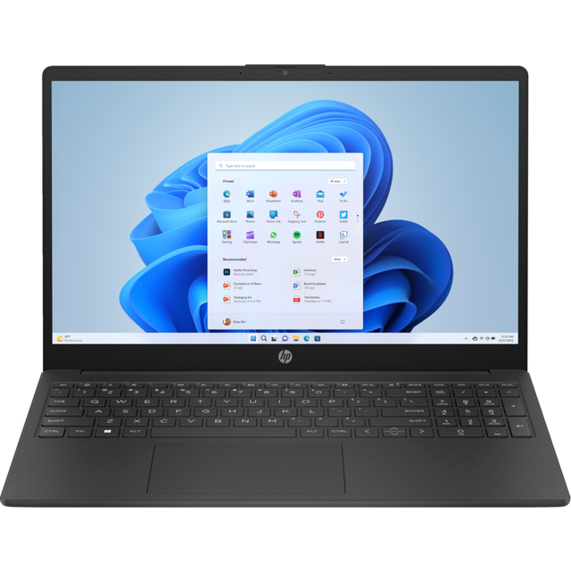 HP 15-fc0018na Ryzen 3 Laptop AMD Ryzen 3 7320U 4GB 128GB SSD 15.6" Win11 Home S