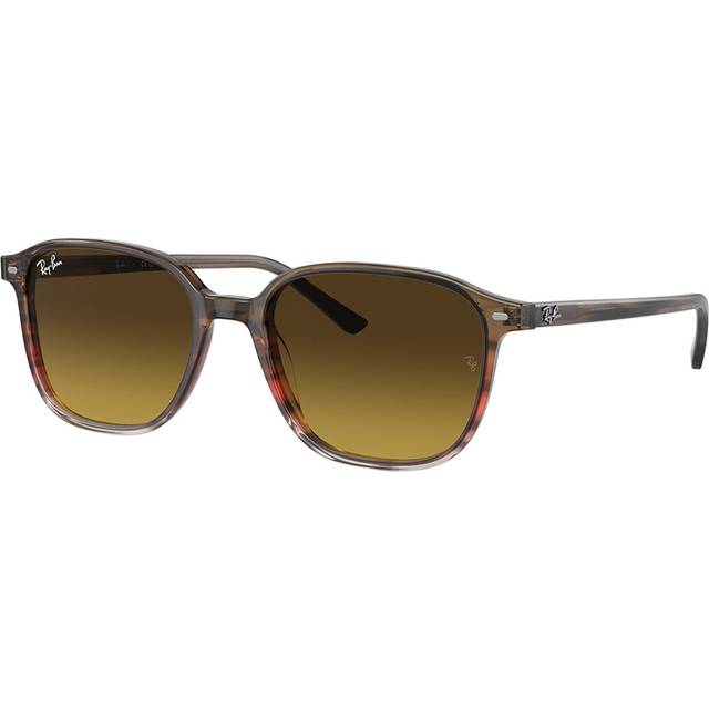 Ray-Ban RB2193F Leonard Asian Fit 138085 55 Bruna Solglasögon Män