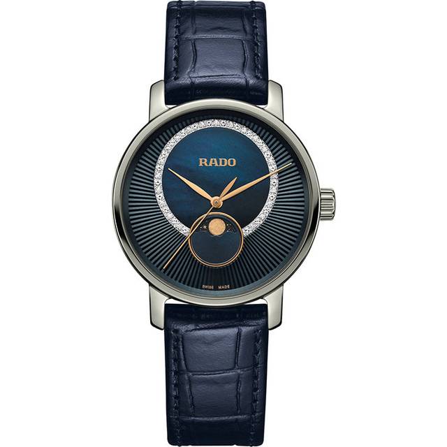 Rado Watch DiaMaster Quartz Moonphase - Blue