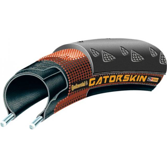 Continental Gatorskin Duraskin Black Folding Tyre - Black - 700 x 28C