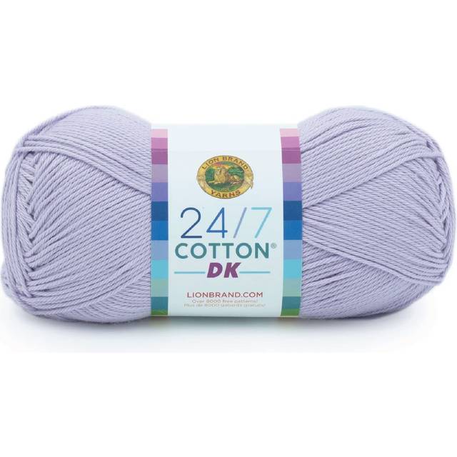 Lion Brand Yarn 24/7 Cotton DK Yarn  Desert Lily