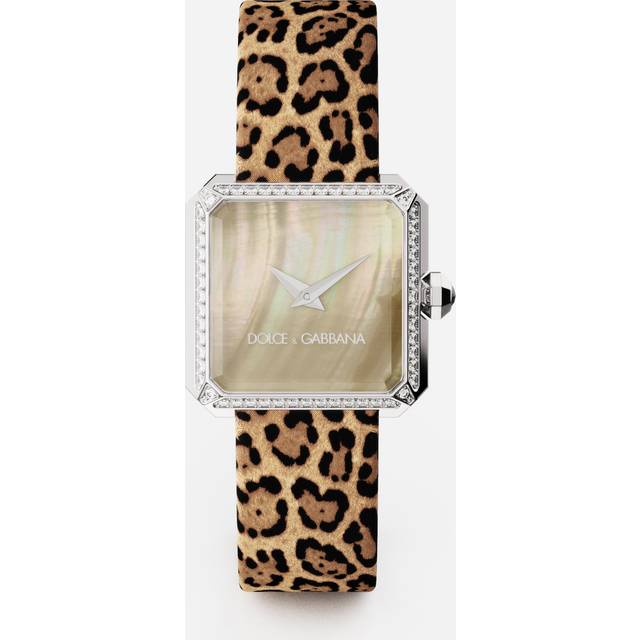 Dolce & Gabbana Steel Watch With Diamonds - Woman Watches Leo Print Onesize