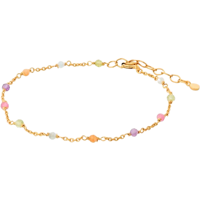 Rainbow Bracelet - Förgyllt-Silver Sterling 925 (16-19 cm)