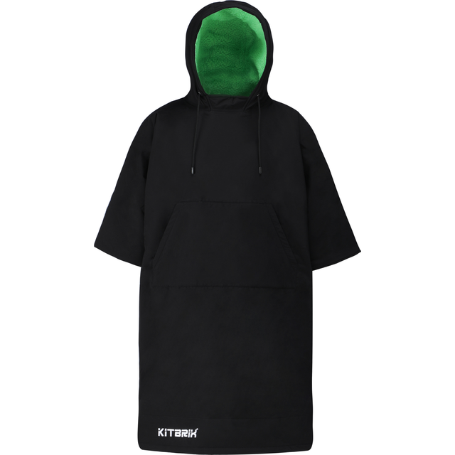 All-Weather Warming Change Robe - Black & Green - Medium