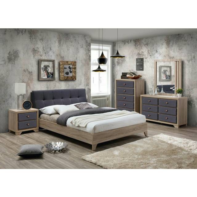 Anchor 5 Drawer Chest of Drawers - Drawer: Gray (108cm H X 83cm W X 43cm D)