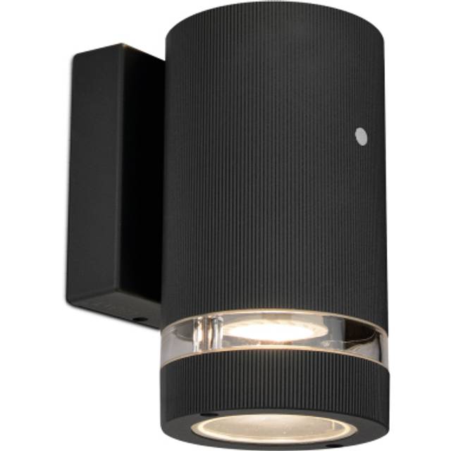 Kosnic Ocala Dusk to Dawn Down 1 x GU10 Wall Light Black