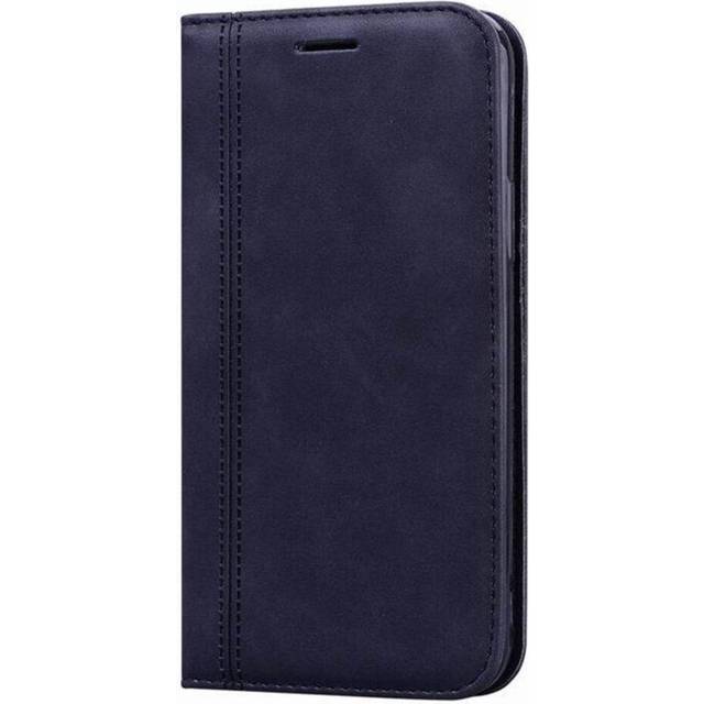 Luxury Business PU Leather Case For Huawei Y5 2018 Wallet Flip Card Slots Holder Stand Cover