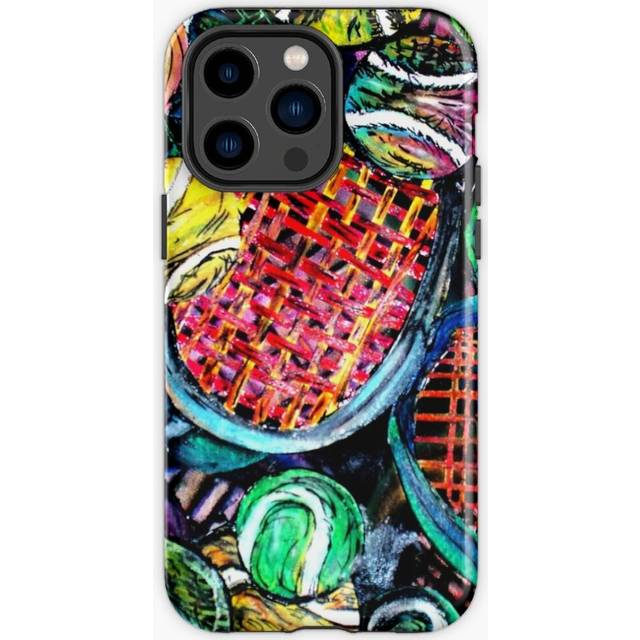 Phone Case Tennis art for iPhone Samsung 14 13 12 11 Plus Pro Max Galaxy S23 S22 Ultra Note 20 10