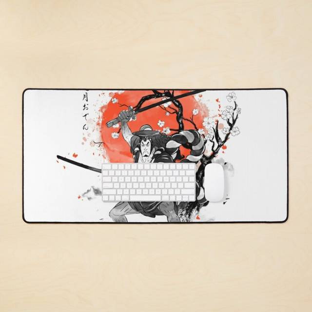 Desk Mat Daimyo ink Large Gaming Mouse Pad 35x16 inch