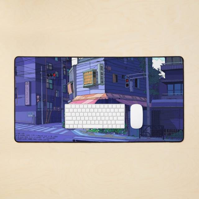 Desk Mat Tokyo Flower Shop Large Gaming Mouse Pad 35x16 inch