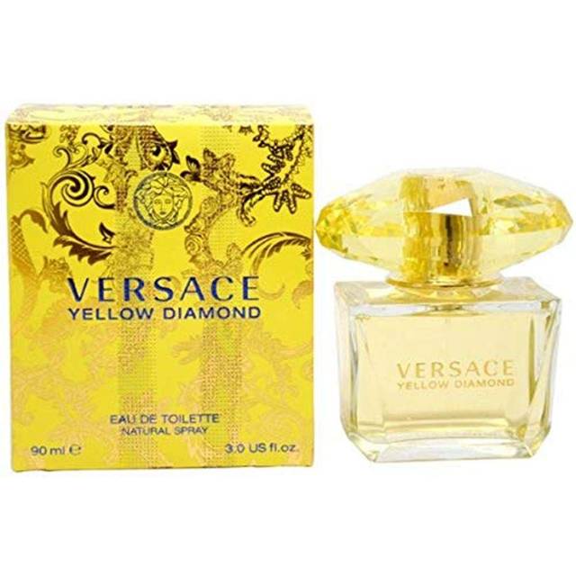 Versace Eau De Toilette Spray for Women  Yellow Diamond  3 Ounce (Pack of 1)
