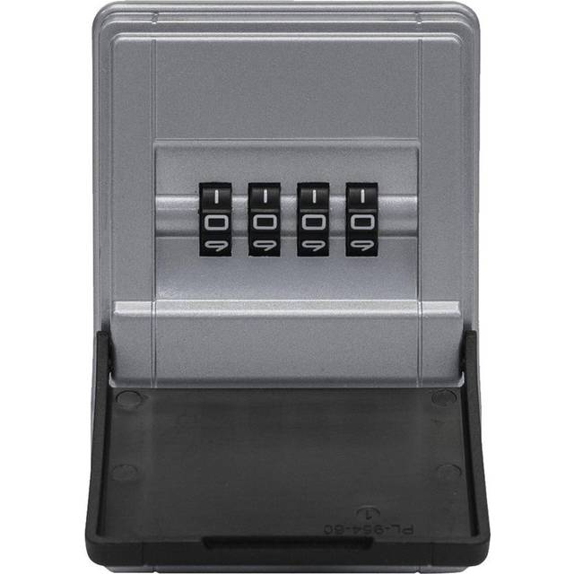 KeyGarage 727 Mini - Wall-mounted key box - for up to 8 keys or small valuables - black/silver