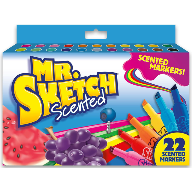 Mr.Sketch Scented Marker Set 22/Pkg-Chisel