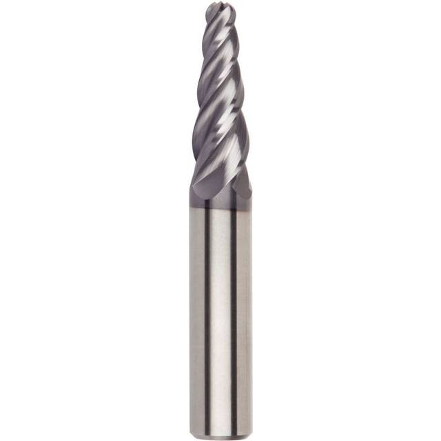 Kennametal F4AW0600AWL38W040 End Mill Solid Carbide Tapered D=6 Z=4 3